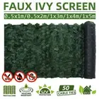 Artificial Ivy Leaf Hedge Roll Privacy Fence Screen Hedging Wall Cover N AUS