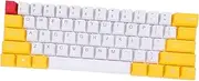 SHINEOFI 1Set Dual Color Pbt Keycap for Mechanical Keyboards Upgraded Keycap Accessory with Thermal Dye Sublimation Comfortable Touch for Custom Gaming Work Setup