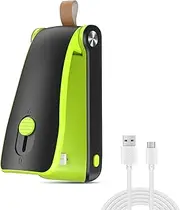 AMIR Mini Bag Sealer, 2 in 1 Portable Heat Cutter & Chip Bag Resealer, USB Rechargeable Handy Heat Sealer for Plastic Bags Snacks, Outdoor Picnic Campaign, Food Storage