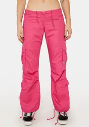 [UFO Contemporary] Hot Pink Monica Wind Pants