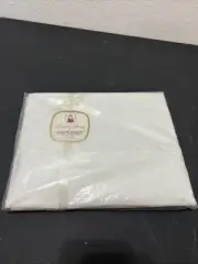 Vintage Springmaid Combed Percale Double Bed Size Flat Sheet White Cotton 81x108