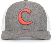 Pacific Headwear Standard NCAA Men's Heather Trucker Snapback Cap-Officially Licensed Collegiate Hat for Sports Fans