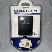 Memory Card 8MB by Tomee for Playstation 2 PS2 Console Game System New on Card