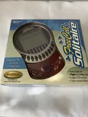 NEW Radica FreeCell Solitaire HandHeld Electronic Game 2004 Backlight RED~WORKS