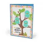 Sizzix Framelits Dies 4/Pkg W/Stamps- A Little Bird Told Me
