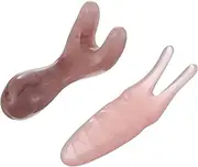 GANAZONO 2Pcs Natural Nose Scraping Tool Body Massager Health Care Massagers for Nose Body Areas Comfortable Durable Design Friends Family