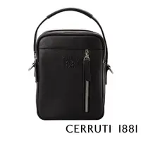 在飛比找momo購物網優惠-【Cerruti 1881】頂級義大利小牛皮斜背包側背包 C