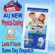 Cooling Patches Heat Fever Headache Pads Sunburn Skin Pain Kid Adult Phone Gel+