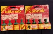 Vtg The Cob Nob Corn On The Cob Holders Set Of 8