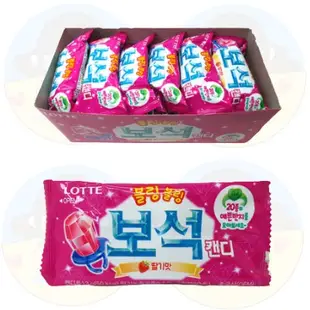 LOTTE 樂天寶石指環糖1BOX（13g * 18片）/韓國/草莓糖 Jewel Shaped Ring Candy