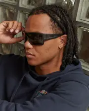 [Dragon Alliance] Dragon Alliance Men's Flash Polarised Sunglasses in Matte Black/Smoke Polar One Size Matte Black/Smoke Polar