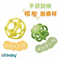 在飛比找momo購物網優惠-【US BABY 優生】手部訓練咬咬固齒球