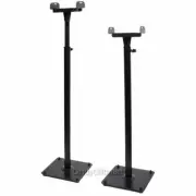 2 x Heavy Duty PA DJ Club Adjustable Height Satellite Speaker Stand Mount AV cyd