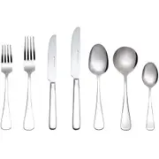 42pc Maxwell & Williams Madison Stainless Steel Cutlery Spoon/Fork Set Silver