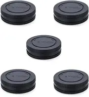 Camera Rear Lens Cap & Body Cap Cover for Sony E Mount A1 A7C A7R IV III A7 III II A7S III II A6600 A6500 A6400 A6300 A6100 A6000 Replace Sony ALC-B1EM -5 Packs