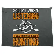 Duck Wasnt Listening I Was Thinking About Hunting - Microfiber Gym Sports Towel