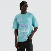 [Kiss Chacey] Posse Loopback Street Tee Teal