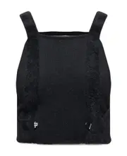 backless knitted vest top FR44,FR46,FR42 Black