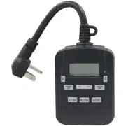 Prime EZ-Set 15A 125V 1875W Black Digital Outdoor Timer TNODP23 Prime TNODP23