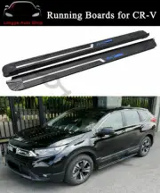 2PCS Running Boards Side Step Nerf Bars fits for Honda CRV CR-V 2017-2025 Pedals