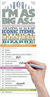 Luckies of London I’m As Big As Height Measuring Growth Chart for Kids - Fun Wall Hanging Chart to Measure Growing Children