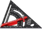 Veemoon Adjustable Triangle Ruler 7' Aluminum Square for Accurate Angle Measurements