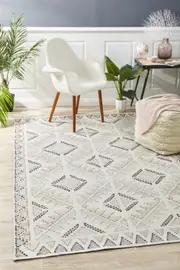 Abode Rug Culture Dove & Nude Upcycled Textured Rug