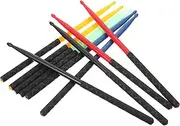 UPKOCH 5 Pairs Non Slip Drumsticks Standard Drum Sticks for Students Adults Durable Lightweight Practice Percussion Instruments