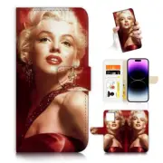 ( For iPhone 11 ) Wallet Flip Case Cover AJ26680 Marilyn Monroe