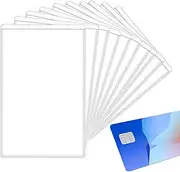 Zuasdvnk Protector Sleeves for Cards | 10X Protective Sleeves for Social Security Cards | Water Resistant Slim Protective Covers for Women Men Teen