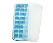 Silicone Mold Removable Lid Odorless Mold Silicone Honeycomb Ice Cube Tray for DIY Dessert-Blue - Blue