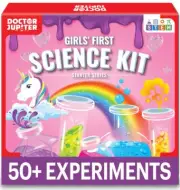 Doctor Jupiter Girls First Science Kit For Kids Ages 4-5-6-7-8-9-10-11-12 | Gift