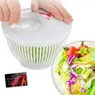 NEIGHBOR CLOWN Salad Spinner Vegetable Drainer Large Round Fresh Drainer Kitchen