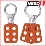 12 x MASTER LOCK Aluminium Lockout Hasps | 25mm Diameter Jaw | 416