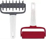 Pizza Dough and Blistering Killer by Dough Roller, For Saving Time, Plastic, Red