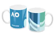 Australian Open Tennis Blue Towel Replica 2022 Design Coffee Cup
