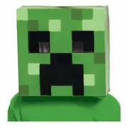 Creeper Mojang Minecraft Hostile Mobs Video Game Boys Costume Vacuform 1/2 Mask