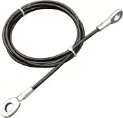 Fitness Pulley Cable 118/157 / 197/236 Inch, LAT Pulldown Cable Replacement Gym