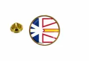 pins pin's flag national badge roundel canada newfoundland and labrador