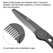 Stainless Steel Beard Comb Folding For Men Beard Mustache Styling Comb Foldi DSO