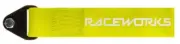 Raceworks Flexible Tow Strap 250mm - Fluoro Yellow VPR-021FY