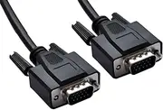 Astrotek VGA HD15M to HD15M Male to Male Extension Cable, Black, Size 10 Meter