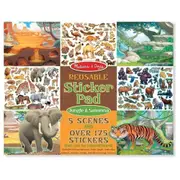 Melissa and Doug - Reusable Sticker Pad - Jungle & Savanna