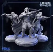Crossbowman Human Male Miniature Fits DND D&D Pathfinder War Game TTRPG