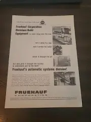 Fruehauf Corporation Print Ad 1964 Automatic Systems Division