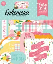 1 Pack of Echo Park Paper I LOVE EASTER Ephemera Pieces (LEA205024)