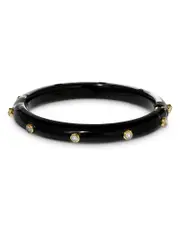 Alexis Bittar Crystal Studded Lucite Hinge Bracelet