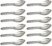 Stainless Steel Containers Mini Spices Spoons for Kitchen 12 Pieces