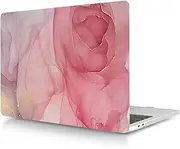 Compatible with New MacBook Air 13 inch Case with Retina Display & Touch ID 2020 2019 2018 Release Model A1932 A2179 A2337 M1, Plastic Protective Matt Durable Hard Shell Case Cover, Pink Marble
