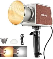 Tolifo PL-200B AC 180W LED Video Light with APP Control COB Continuous Lighting Ultra-Quiet Handheld LED Studio Light 2700K-6500K 41200Lux@1m 27 CRI 97+/TLCI 98+ 12 Lighting Effects Bowens Mount